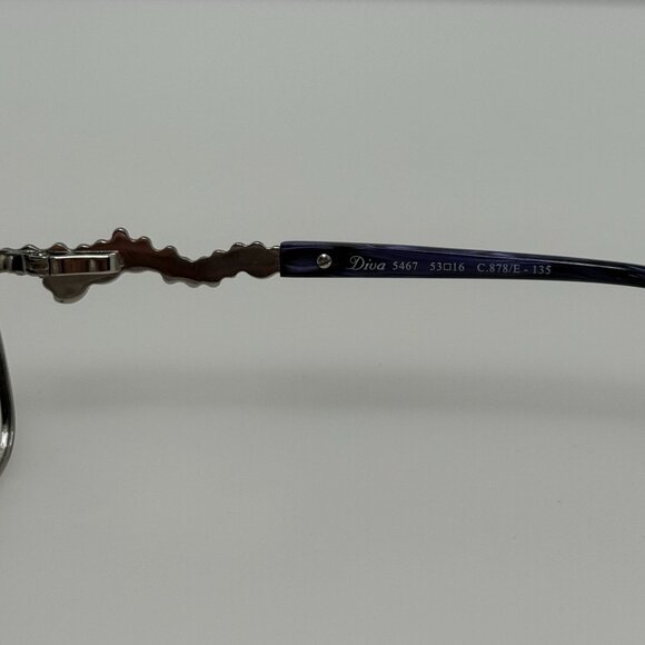 Diva Eyeglasses Eye Glasses Frames 5467 C. 878/E 53-16-135 main image 6